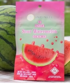 sour watermelon inredibles gummies
